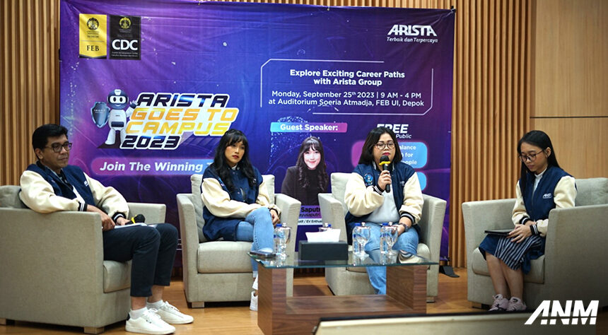 Arista Goes to Campus : Ajak Mahasiswa Mengenal Potensi Karir di Era Elektrifikasi Arista Goes to Campus : Ajak Mahasiswa Mengenal Potensi Karir di Era Elektrifikasi