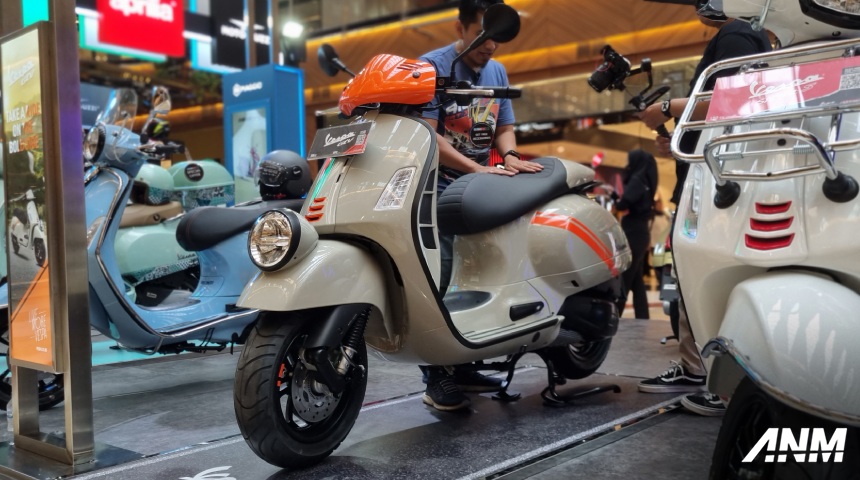 Nasional, vespa-gtv-2023-indonesia-piaggio-front: Vespa GTV 2023, Sejarah Yang Dihidupkan Dengan Sentuhan Modern