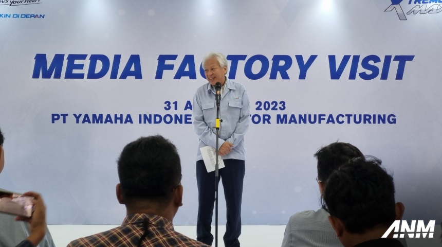 Berita, yamaha-factory-pabrik-pulo-gadung-jakarta-indonesia-2023-president-director-ceo-dyonisius-beti: Kunjungan Pabrik Yamaha, Buktikan Kualitas Sasis Dan Mesin Skala Global