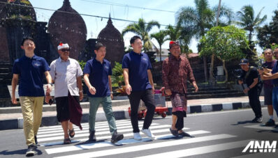 Peduli Safety, Honda Revitalisasi Marka & lampu Jalan Alun-Alun Bangli Peduli Safety, Honda Revitalisasi Marka & lampu Jalan Alun-Alun Bangli
