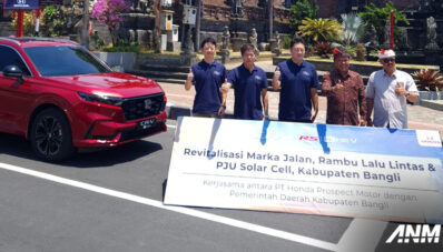 Peduli Safety, Honda Revitalisasi Marka & lampu Jalan Alun-Alun Bangli Peduli Safety, Honda Revitalisasi Marka & lampu Jalan Alun-Alun Bangli