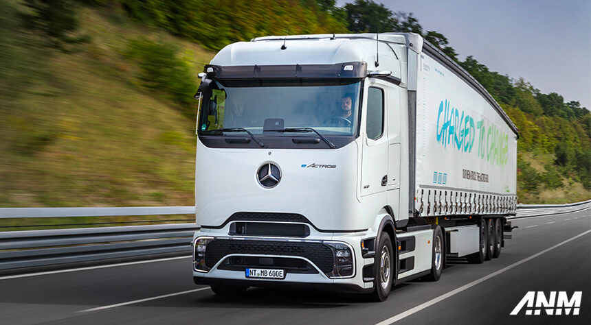 Mercedes Benz Luncurkan eActros 600, Versi Listrik dari Actros Mercedes Benz Luncurkan eActros 600, Versi Listrik dari Actros