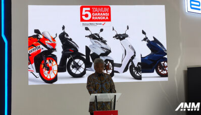 IMOS 2023: AHM Berikan Garansi Rangka 5 Tahun untuk Seluruh Lini Produknya IMOS 2023: AHM Berikan Garansi Rangka 5 Tahun untuk Seluruh Lini Produknya