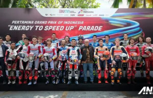Jelang Indonesian GP 2023, Para Pembalap Meriahkan Pawai di Kota Mataram Jelang Indonesian GP 2023, Para Pembalap Meriahkan Pawai di Kota Mataram