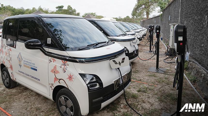 Berita, wuling-ktt-bali-1: Wuling Air EV Jadi Official Car dari Konferensi Tingkat Tinggi AIS Forum 2023