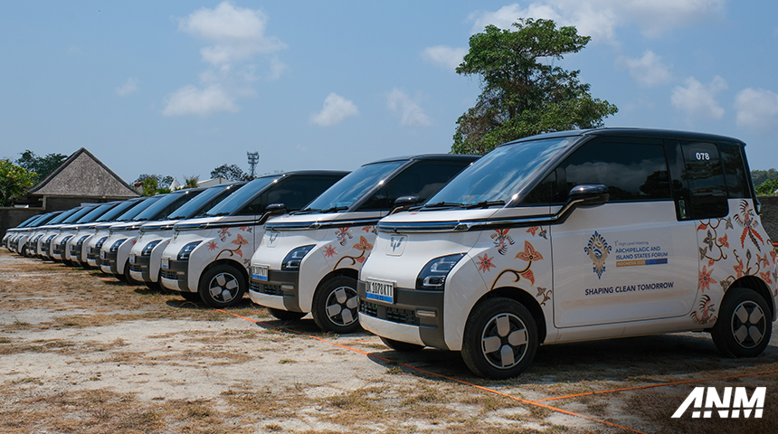 Berita, wuling-ktt-bali-2: Wuling Air EV Jadi Official Car dari Konferensi Tingkat Tinggi AIS Forum 2023