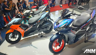IMOS 2023: Yamaha Rilis Aerox dengan Desain Striping Baru!