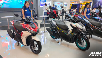 IMOS 2023: Yamaha Rilis Aerox dengan Desain Striping Baru!
