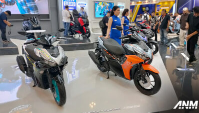IMOS 2023: Yamaha Rilis Aerox dengan Desain Striping Baru!