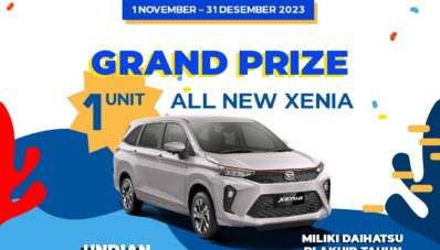 Promo Akhir Tahun Daifest Hadir Kembali! Hadiah Utamanya Daihatsu Xenia!