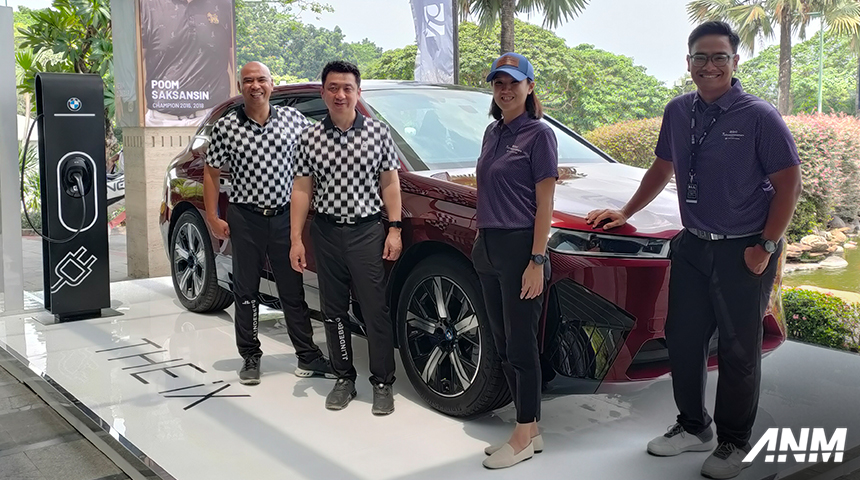 Berita, bmw-official-car-golf-2: BMW Astra Kerahkan 15 Unit iX untuk Official Car Turnamen Golf BNI Indonesian Masters