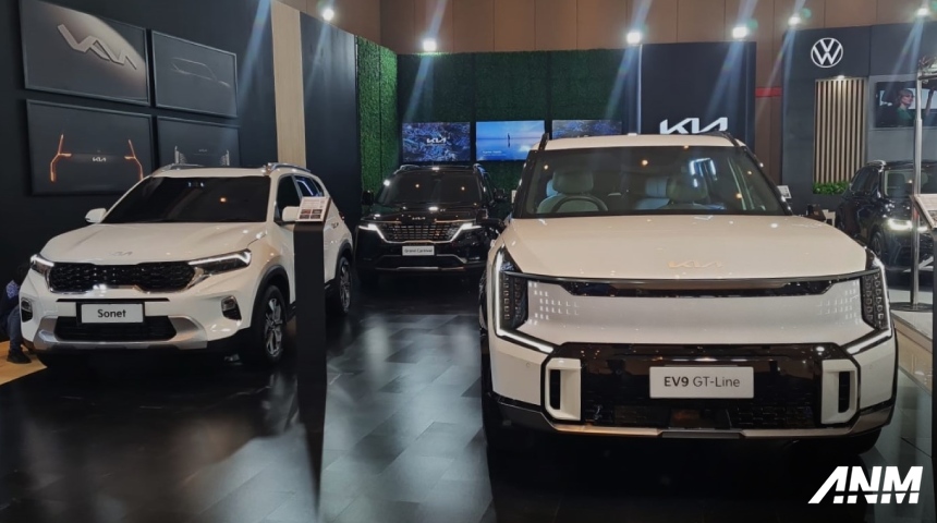 Berita, kia-ev9-sonet-carens-giias-bandung-2023-thumbnail: GIIAS Bandung 2023 : Debut Perdana SUV Listrik KIA EV9 GT-Line