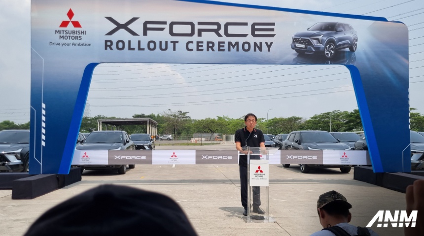 Berita, mitsubishi-xforce-rollout-ceremony-2023-atsushi-kurita: Akhirnya, Mitsubishi Xforce Siap Dikirimkan Ke Konsumen Indonesia!