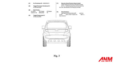 Vinfast Daftarkan Paten VF 3 EV di DJKI Kemenkumham!