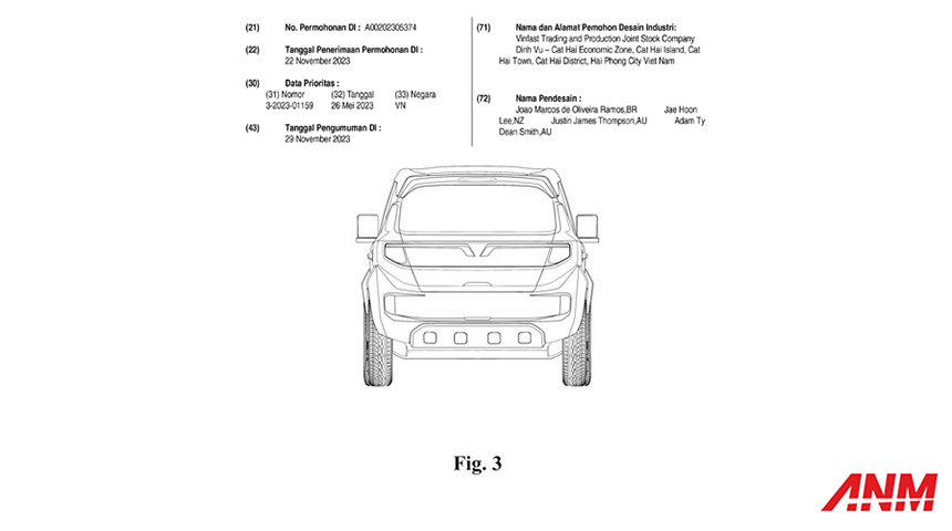 Berita, Paten Vinfast VF 3 EV: Vinfast Daftarkan Paten VF 3 EV di DJKI Kemenkumham!