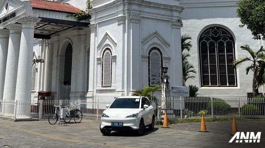 Berita, Test Drive Neta V Gereja Bleduk: Jelajah Semarang Pakai NETA V : Cuma 265 Rupiah/Kilometer