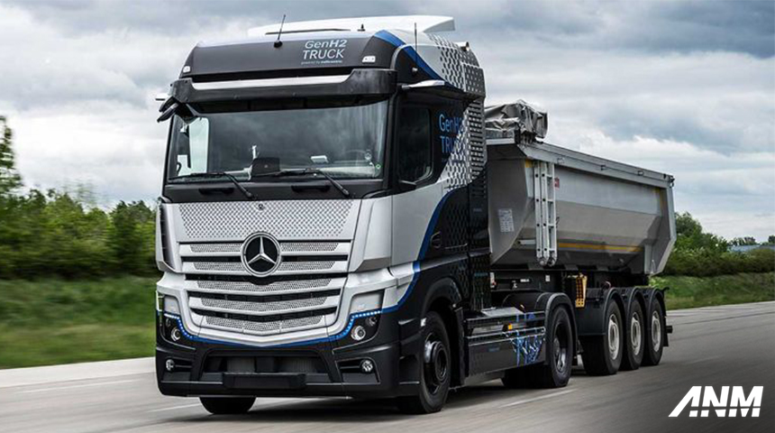 Berita, merc-gen-h2-1: Daimler Truck Mulai Uji Coba Truk Berbahan Bakar Hidrogen