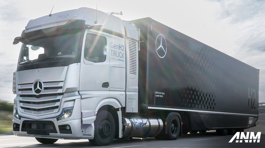 Berita, merc-gen-h2: Daimler Truck Mulai Uji Coba Truk Berbahan Bakar Hidrogen