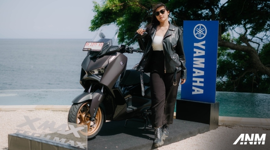 Berita, yamaha-xmax-tech-max-2023-bali-girl-thumbnail: Cara Komunitas Sambut Yamaha XMax Tech Max Di Bali Lewat Touring Puluhan Bikers