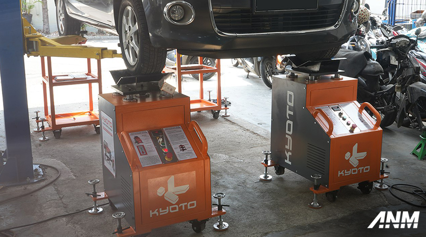 Aftermarket, kyoto-1: Kyoto Shaking Machine, Inovasi Baru Dalam Pengecekan Kaki-Kaki Mobil