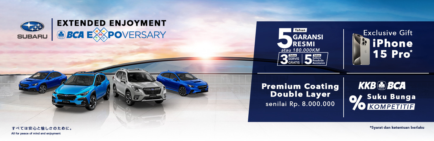 Berita, 1_home_: Subaru Hadir pada Seluruh BCA Expoversary 2024 di 6 Kota! Ada Promo Apa Saja?
