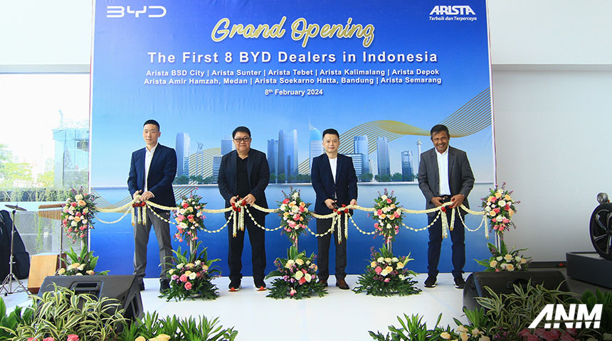 Berita, Grand Lauching BYD Arista: Arista Group Resmikan 8 Diler Perdana BYD di Indonesia!