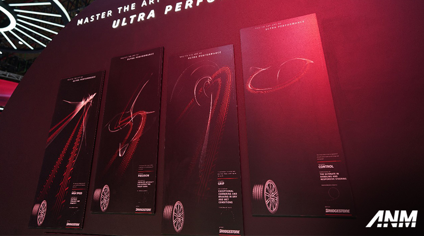 Aftermarket, bridgestone-iims-1: IIMS 2024 : Bridgestone Kembali Jadi Official Tire Partner, Hadirkan AI Generative Art dari Ban Mobil