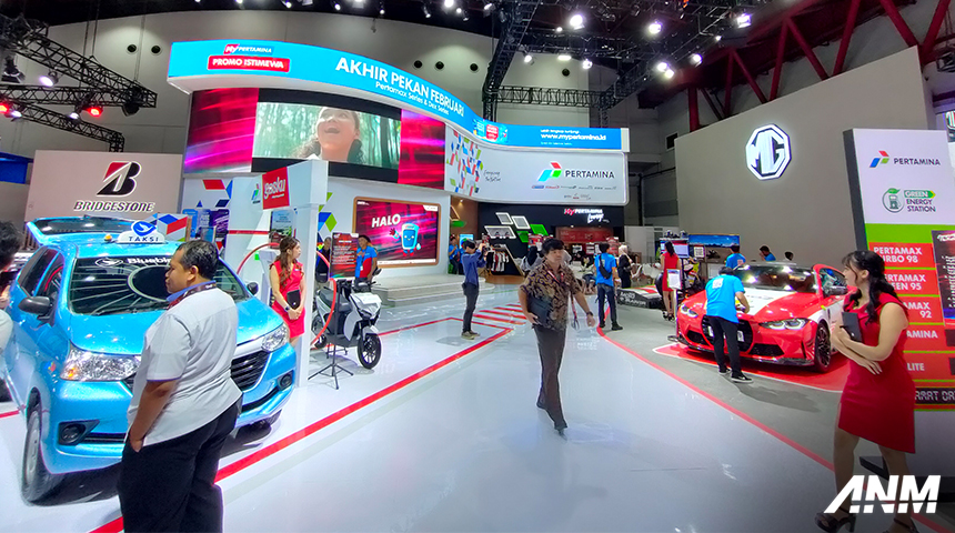 Berita, pertamina-iims-2: IIMS 2024 : Booth Pertamina Usung Konsep “Performance and Green – Energizing the Nation”