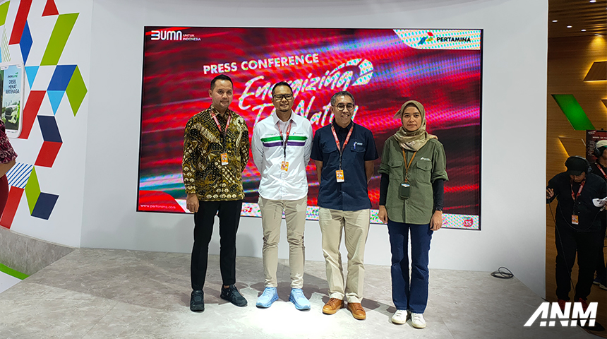 Berita, pertamina-iims-3: IIMS 2024 : Booth Pertamina Usung Konsep “Performance and Green – Energizing the Nation”