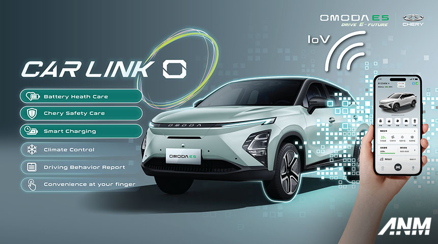 Berita, Chery Car Link O OMOD E5: Intip Fitur Chery Car Link O : Kontrol Mobil Via Smartphone!