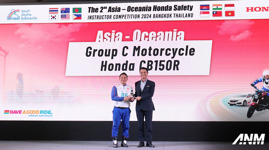 Berita, ahm-safety-riding-2024-1: AHM Raih Pretasi di Asia-Oceania Honda Safety Instructor Competition 2024 !