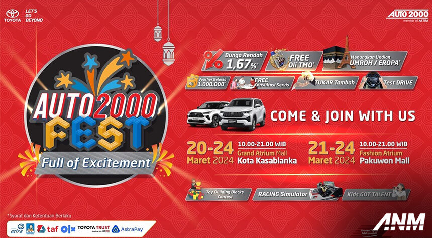 Auto2000 Fest-Full of Excitement Hadir di 2 Kota Secara Serentak! Ada Apa Saja? Auto2000 Fest-Full of Excitement Hadir di 2 Kota Secara Serentak! Ada Apa Saja?