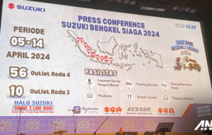 Kawal Pemudik, Suzuki Sediakan 66 Titik Bengkel Siaga di Sumatera Jawa, dan Bali