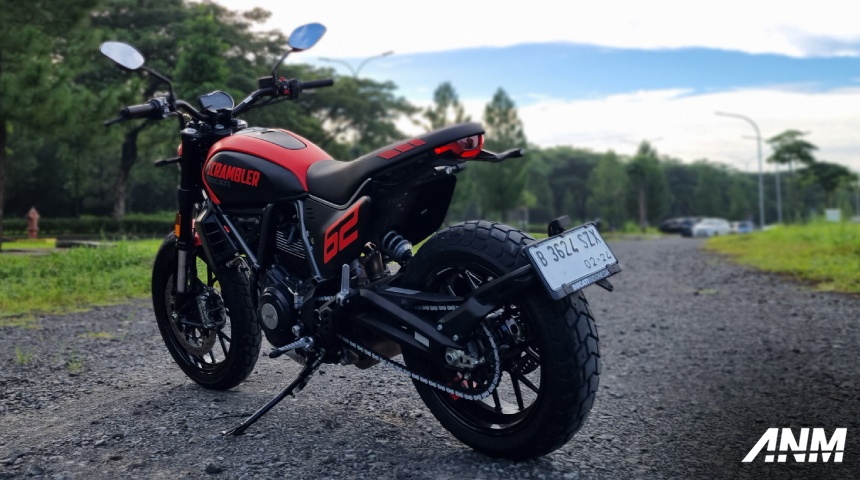 Ducati, ducati-scrambler-next-gen-2024-indonesia-rear-gravel: Ducati Scrambler Next-Gen 2024, Moge Italia Cocok Buat Harian