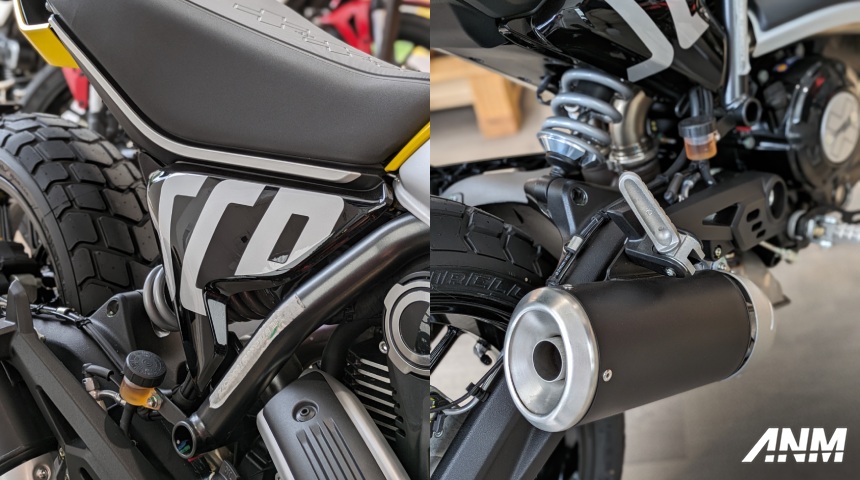 Ducati, ducati-scrambler-next-gen-2024-indonesia-version-icon-detail-side-panel-exhaust: Gallery Foto : 4 Varian Ducati Scrambler Next-Gen 2024