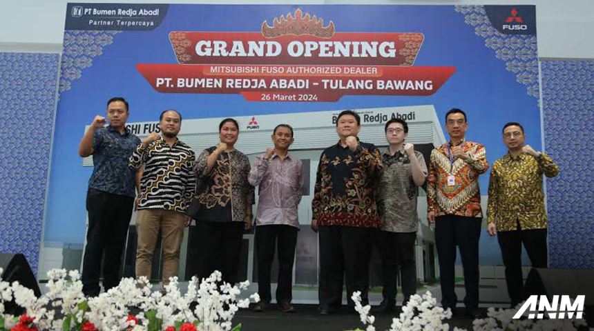 Berita, fuso-lampung-2: Mitsubishi Fuso Resmikan Dealer Baru di Tulang Bawang, Lampung