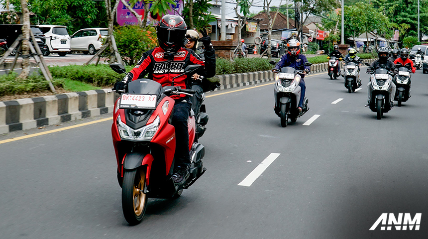 Berita, lexi-bali-3: Uji Coba Yamaha LEXi LX 155 di Pulau Dewata, Lebih Lincah?