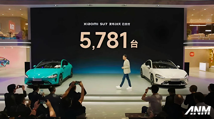 Beijing Auto Show, Pengiriman unit Xiaomi SU7: Beijing Auto 2024 : Belum Sebulan, Xiaomi SU7 Laku Lebih Dari 75 Ribu Unit!