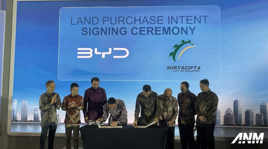 Berita, byd-mou-1: PEVS 2024 : BYD Umumkan Akan Bangun Pabrik Perakitan Baru di Subang!