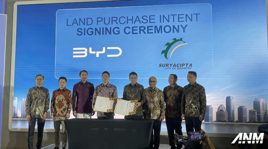 Berita, byd-mou: PEVS 2024 : BYD Umumkan Akan Bangun Pabrik Perakitan Baru di Subang!