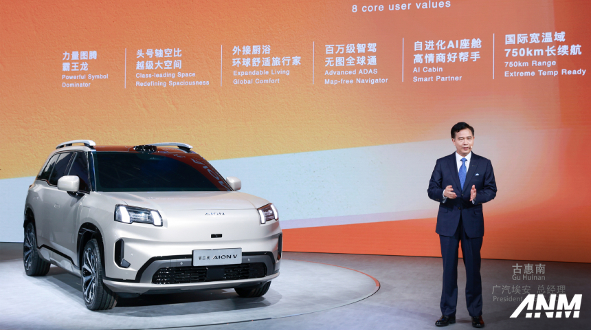 Beijing Auto Show, gac-aion-v-2: Beijing Auto Show 2024 : GAC Luncurkan Generasi Kedua dari Aion V