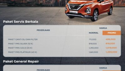 Nissan Service Festival Kembali Hadir, Paket Ganti Oli dan Filter Mulai Rp299 Ribu!