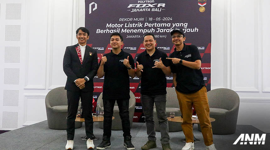 Berita, Polytron Fox R Rekor MURI 2024: Pecahkan Rekor MURI, Polytron Fox R Tempuh Jakarta-Bali 1.333 Kilometer!!