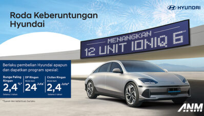 Hyundai Gelar Program Roda Keberuntungan, Grand Prize Hyundai Ioniq 6! Hyundai Gelar Program Roda Keberuntungan, Grand Prize Hyundai Ioniq 6!