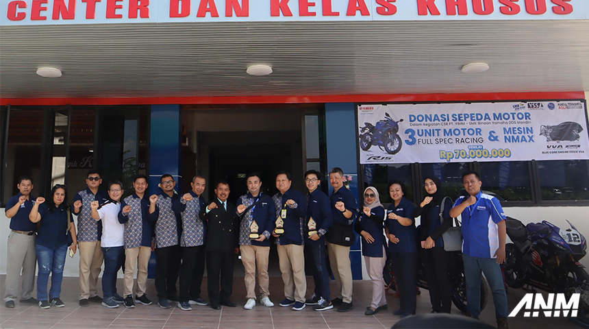 Berita, yamaha-binaan-smk: Dukung Dunia Pendidikan, Yamaha Resmikan Kelas Khusus di SMK Kusuma Negara Kertosono