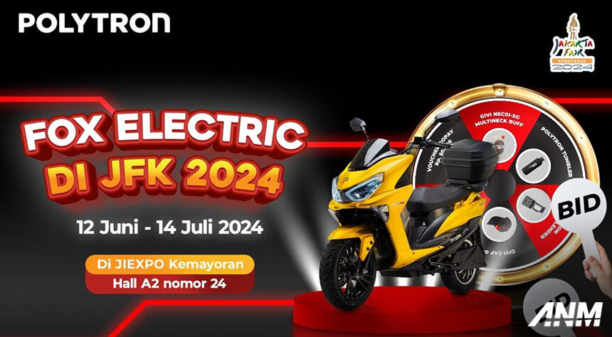 Polytron Lelang Motor Listrik di PRJ, Mulai 1 Jutaan Lho! Polytron Lelang Motor Listrik di PRJ, Mulai 1 Jutaan Lho!