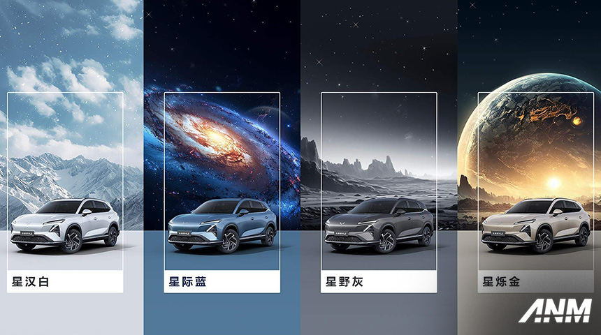 Berita, Opsi Warna Wuling Starlight S: Wuling Starlight S : SUV EV Yang Banyak Common Part Dengan Cloud EV?