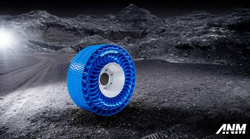 Berita, ban-michelin: Michelin Luncurkan Prototipe Ban Tanpa Udara untuk Menjelajahi Bulan