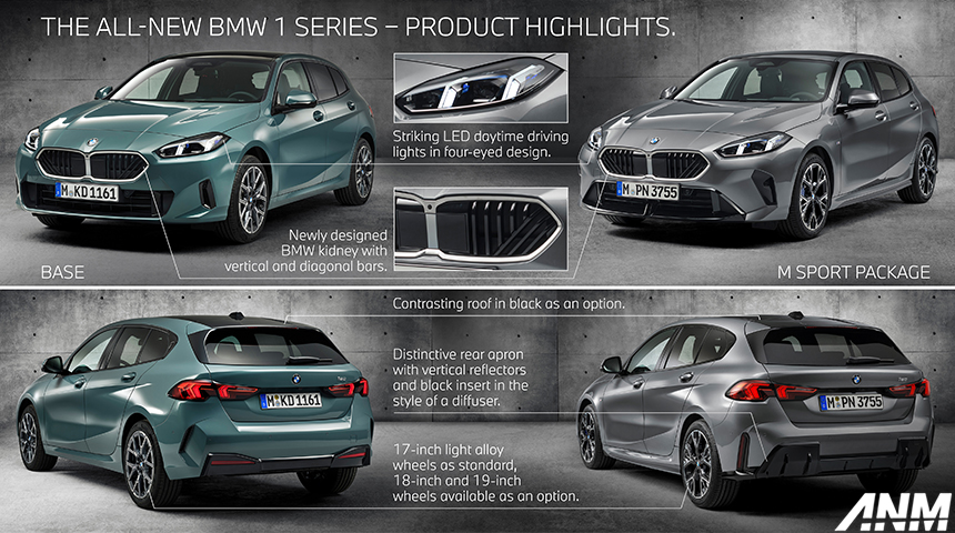 Berita, bmw-1-series: BMW Luncurkan Generasi Baru Seri-1, Pakai Gril Format Baru!