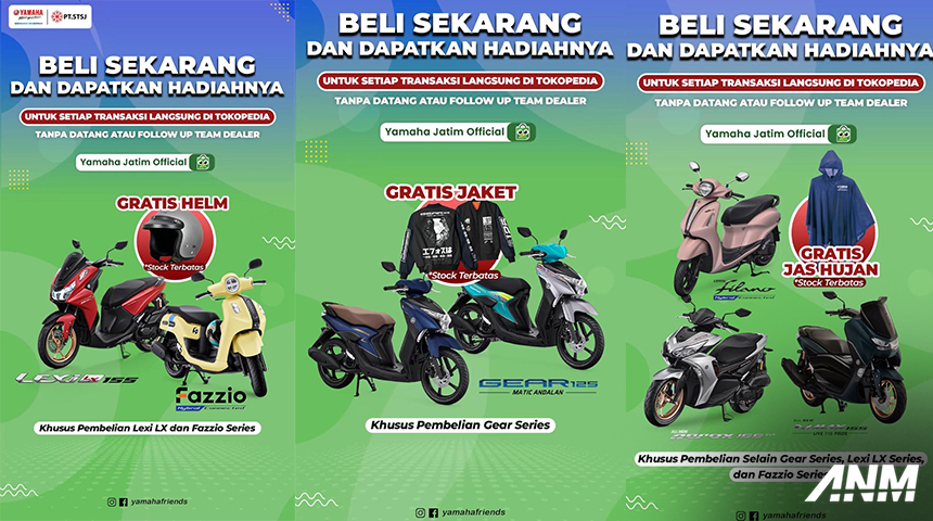 Berita, yamaha-stsj-promo-juni: Lewat Tokopedia, Yamaha STSJ Berikan Diskon dan Hadiah Menarik!